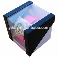 Free sample Clear pvc plastic wholesale watch box packaging box for watch